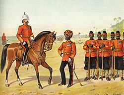 The Queen's Own Madras Sappers and Miners, illustration c. 1896.