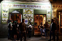 Nights in Malasaña are often crowded.