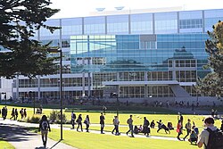 The San Francisco State University library building