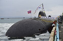 An Akula-class submarine.