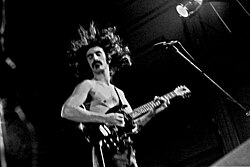 Zappa on Stage in Hamburg, December 1971