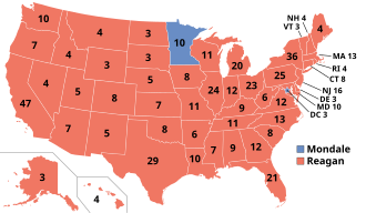 Results for the 1984 United States presidential election