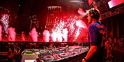 Armin van Buuren performing on the Ultra Miami 2014 Main Stage