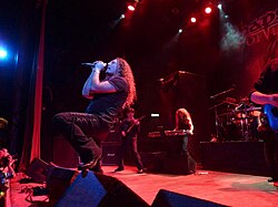 Italian band Rhapsody of Fire performing in Buenos Aires in 2010