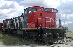 CN train at East Junction, Edmonton, 2006