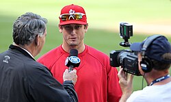 In 2011, David Freese hit a game-tying two-run triple (with two outs) to send it into extra innings. In the bottom of the 11th, Freese led off with a game-winning home run to send the Series to Game 7