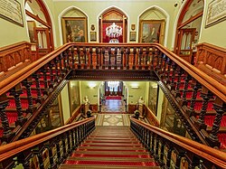 The main staircase