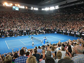 Federer defeated Nadal to capture a record 18th Grand Slam title.