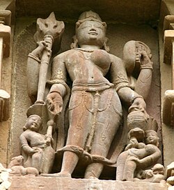 Ardhanarishvara, showing both feminine and masculine aspect of god in Hinduism