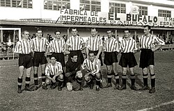Atlético Bilbao team winner of a La Liga title and three consecutive Copa del Rey titles in 1943, 1944 and 1945.