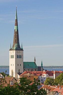 St. Olaf's Church in Tallinn, Estonia