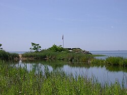 The restored Black Rock Fort