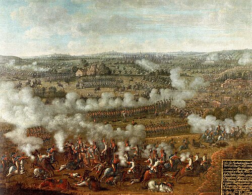The Battle of Rossbach in Saxony