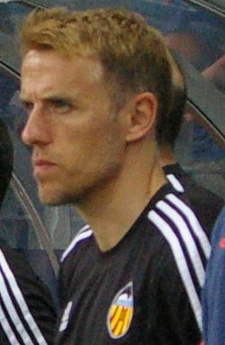 Neville serving as assistant coach of Valencia CF in 2015