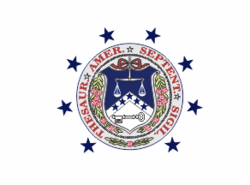 Former flag of the secretary of the treasury, originating from the 19th century.