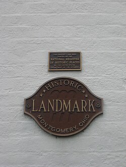 An alternate series of plaques. Buildings on the National Register are also often listed in local historic societies.