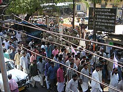 Demonstration against unemployment in Kerala, South India, India on 27 January 2004