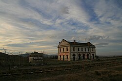 Railway line in Navarre