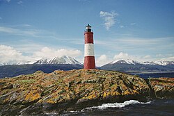 The Les Eclaireurs Lighthouse, on the Beagle Channel near Ushuaia