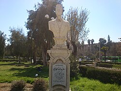 The statue of Saadallah al-Jabiri in 2012