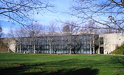 East Windsor Municipal Building, built in 1982 using earth sheltering to reduce energy costs