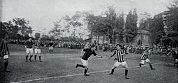Scene of a Derby della Madonnina in 1915