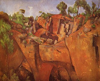 Paul Cézanne, Quarry Bibémus, 1898–1900, Museum Folkwang, Essen, Germany