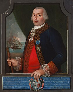 Portrayed as viceroy of New Spain, c. 1785