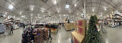 Panorama of the largest Costco warehouse location, in Salt Lake City, Utah