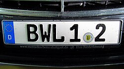 Vehicle of Baden-Württemberg state government
