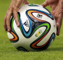 Adidas Brazuca the official ball used during most of the matches.