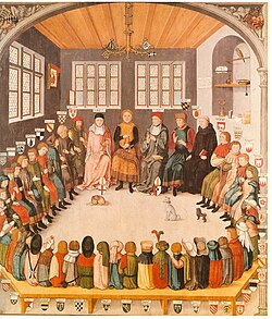 Eberhard III and his Council c.1400
