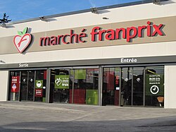 A Franprix front-of-store