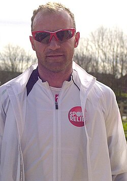 Shearer in Banbury during a cycling marathon