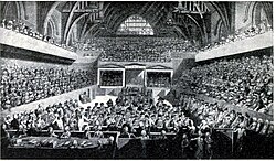 The impeachment of Warren Hastings, 1788