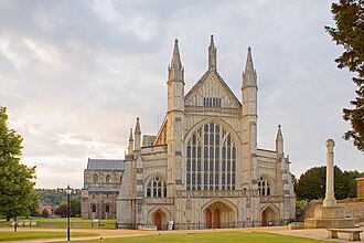 The west front in 2012, after restoration