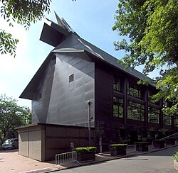 The headquarters of the Association of Shinto Shrines in Shibuya, Tokyo