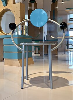 Chair First by Michele de Lucchi on display at Musée des Arts Décoratifs in Paris
