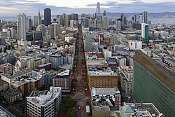 Market Street in May 2020 during the COVID-19 pandemic