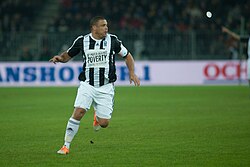 Ronaldo playing in the Match Against Poverty in Bern, March 2014