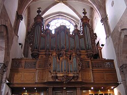 The baroque organ of the Église Saint-Thomas
