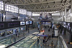 Inside Suseo station