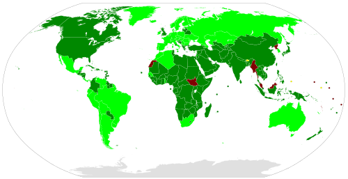 Membership of the Convention on the Elimination of All Forms of Racial Discrimination