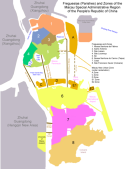 Administrative divisions of Macau