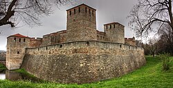 The medieval Vidin Castle built in the 9th century on the banks of the Danube in the old capital city of Vidin.
