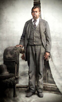 Artistic portrait of Green Flake during the 1890s