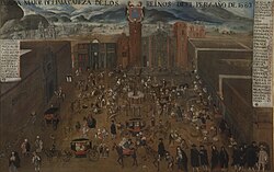 View of the Plaza Mayor, Lima, c. 1680