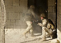An Iraqi Army battalion training for urban operations