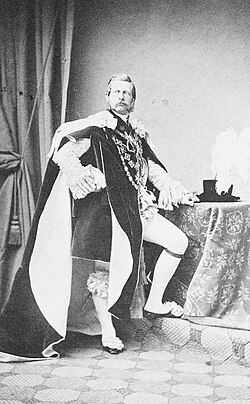 Friedrich III in Garter Ceremonial Robes
