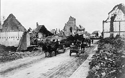 Damage and destruction of civilian buildings in Belgium, 1914